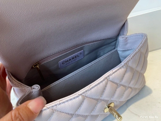 First Bag Ru FLAP WITH BAG CHANEL TOP HANDLE 0815